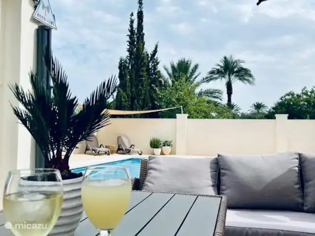 A Casa Mimosa | Espagne, Costa Blanca, Elche - villa Boire au bord de la piscine