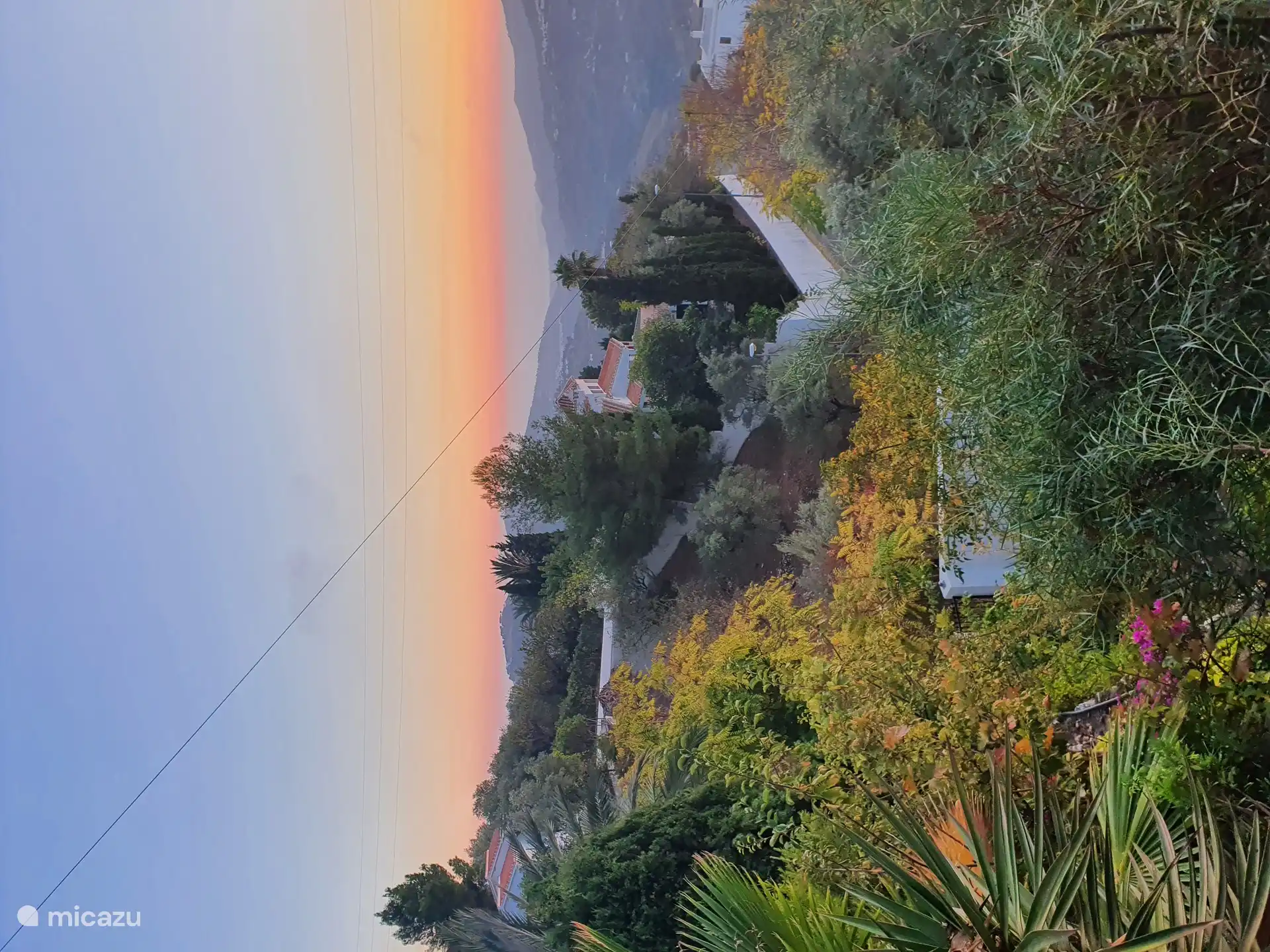 Meerblick Gegen die Dämmerung