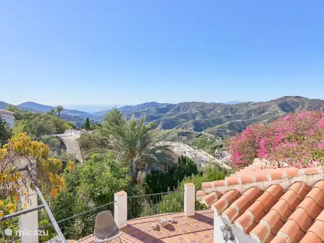 Casa Repisa en España, Andalucía, Cómpeta - villa Vista desde el balcón