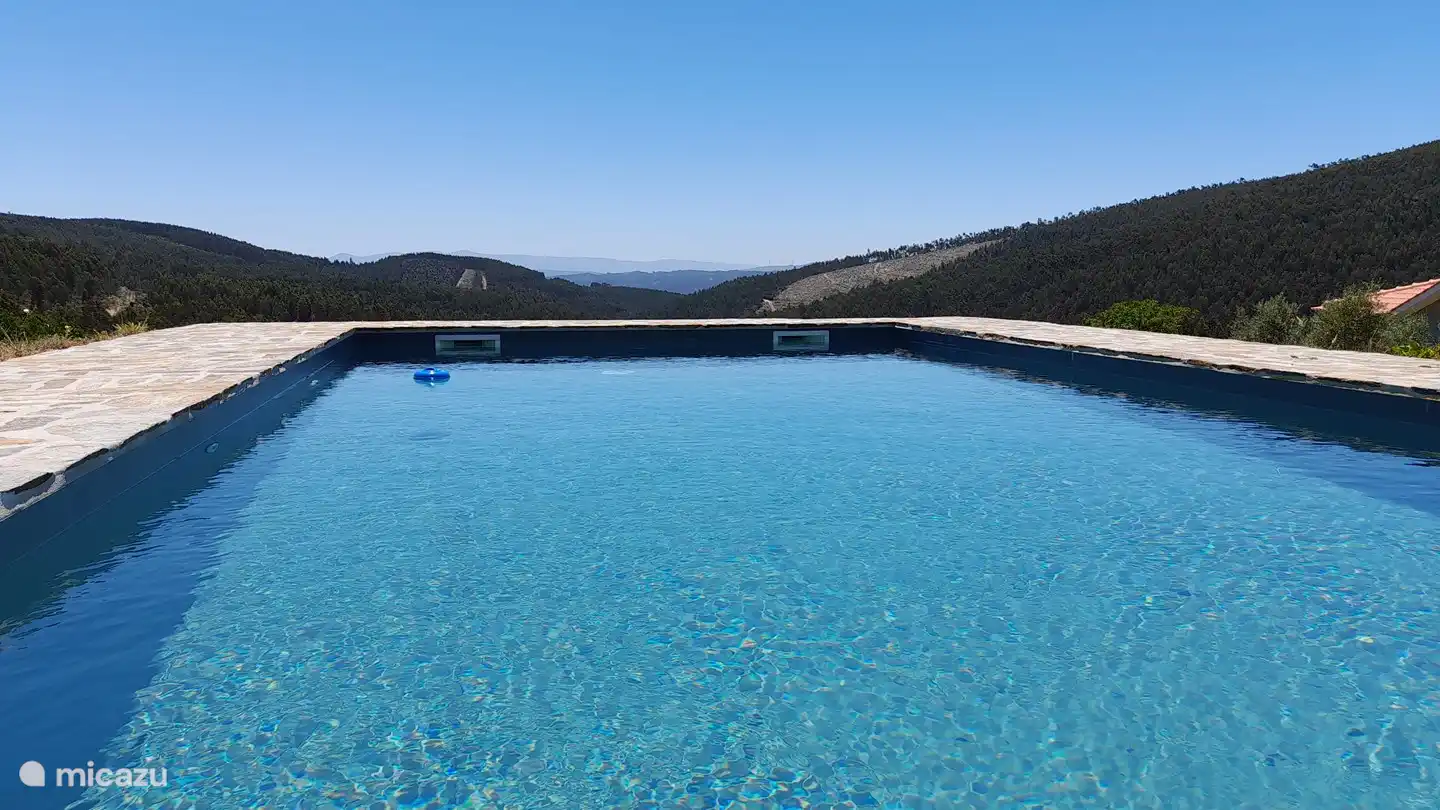 Genießen Sie die Aussicht beim Schwimmen