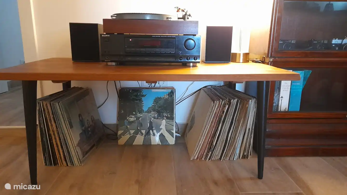 Unique à Holidayland ! Un tourne-disque avec de longs disques de lecture