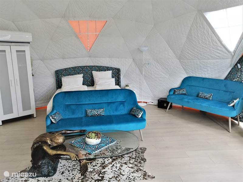 Casa vacacional Hungría, Gyor-Moson-Sopron, Fertőrákos Camping con glamour/Yurta/Tienda safari Glamping Dome en el lago Neusiedl