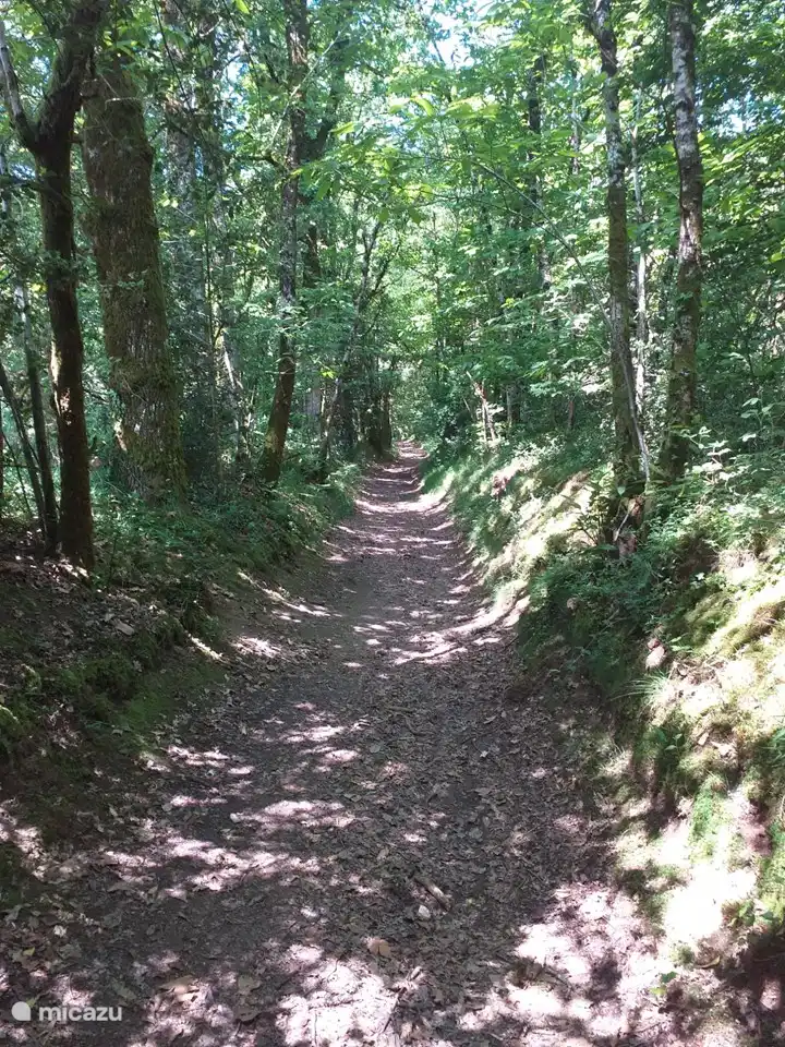 Wanderroute in der Nähe der Villa Verte
