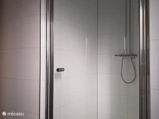 chalet en Países Bajos, Güeldres, Arnhem – Casa de vacaciones Maridu Wellness La ducha en el baño.