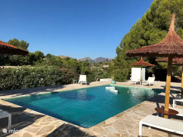 Villa Veni Vidi Vici, luxe villa huren in Spanje, Costa Blanca, Lliber - villa Het prachtige grote zout water zwembad, met volop privacy