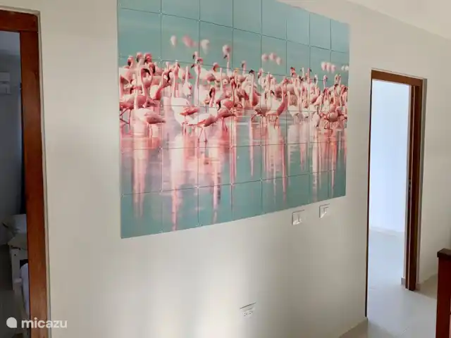 Villa Camillia Residence huren in Curaçao, Banda Ariba (oost), Kwartje - villa Een echte blikvanger als je de trap oploopt en van en naar de slaapkamers en badkamer.