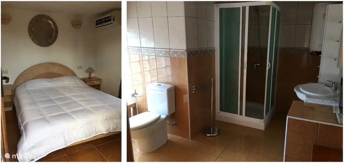 chambre 3 avec salle de bain attenante (lavabo, douche et toilette)