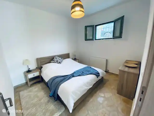 Villa Pasithéa | Grèce, Péloponnèse, Xiropigado - appartement chambre 1 avec lit double