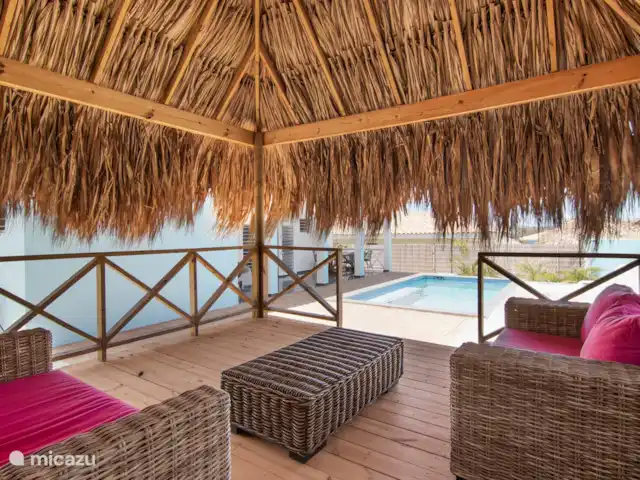 Villa Celebra Bida*Beveiligd Resort* huren in Curaçao, Banda Abou (west), Fontein - villa Chilling from the palapa