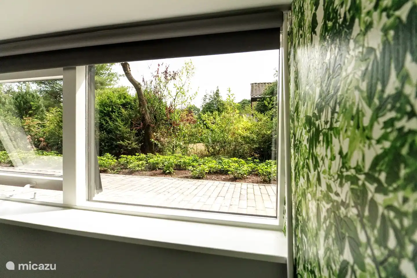 Schön, oder? Wach auf, öffne die Vorhänge und du bist sozusagen unter den Pflanzen.