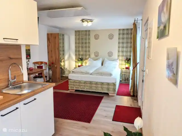 Location de Vacances Hongrie, Gyor-Moson-Sopron, Fertőrákos, tiny house - Petite maison supérieure avec cuisine Lit