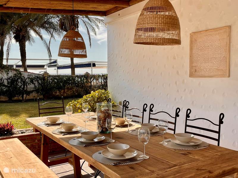 Ferienwohnung Spanien, Costa del Sol, Torrox-Costa Villa Strandhaus 'Tiempo Lento'