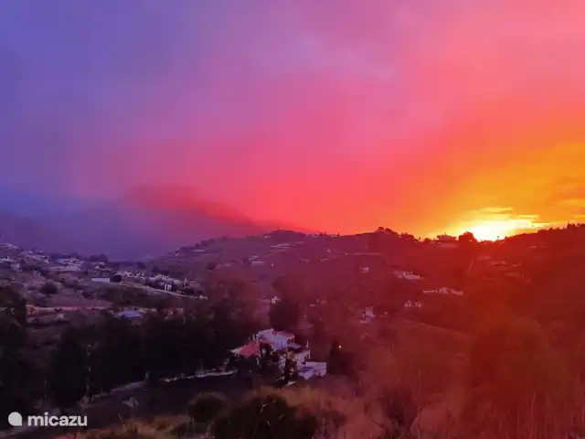 Casa Adriana | Espagne, Andalousie, Cómpeta - finca vue de la terrasse supérieure