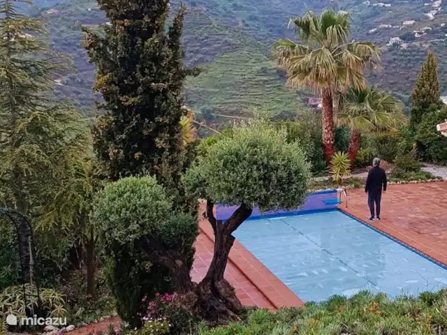 Casa Adriana | Espagne, Andalousie, Cómpeta - finca vue de la terrasse supérieure