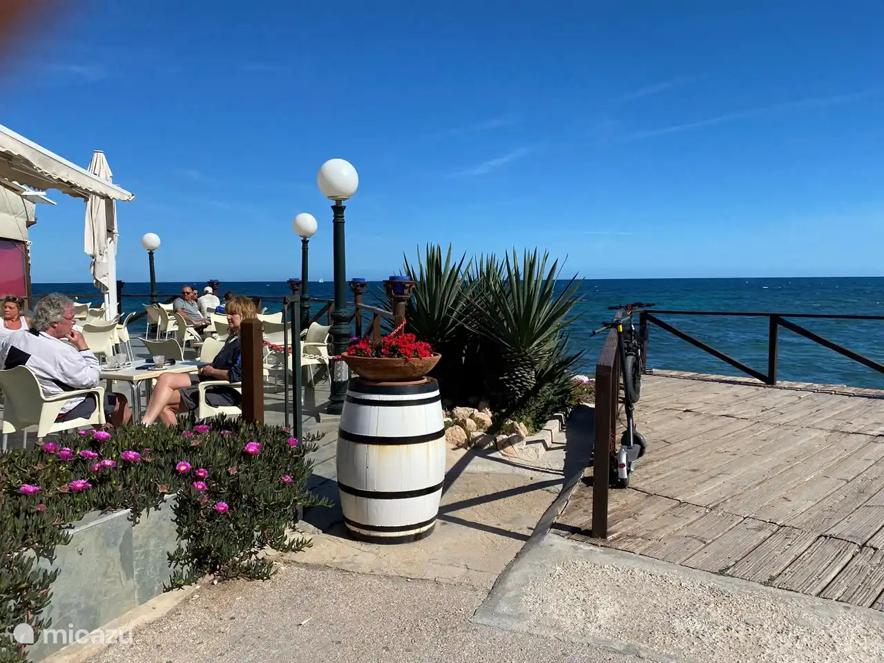 Terrasje doen met zeezicht