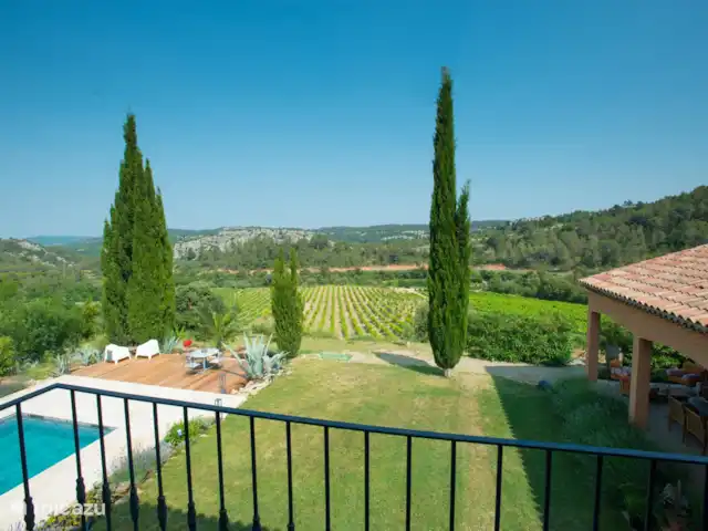 Tréville | France, Hérault, Saint-Chinian - villa Chambre avec balcon et vue