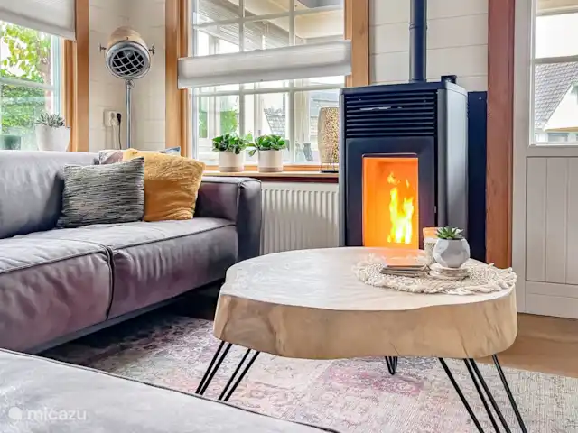 Maison du lac Hollande | Pays-Bas, Groningue, Kropswolde - maison de vacances Et le poêle à granulés