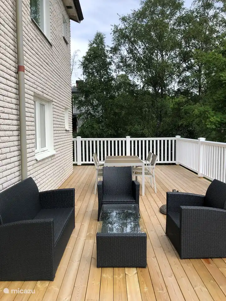 La terraza donde relajarse