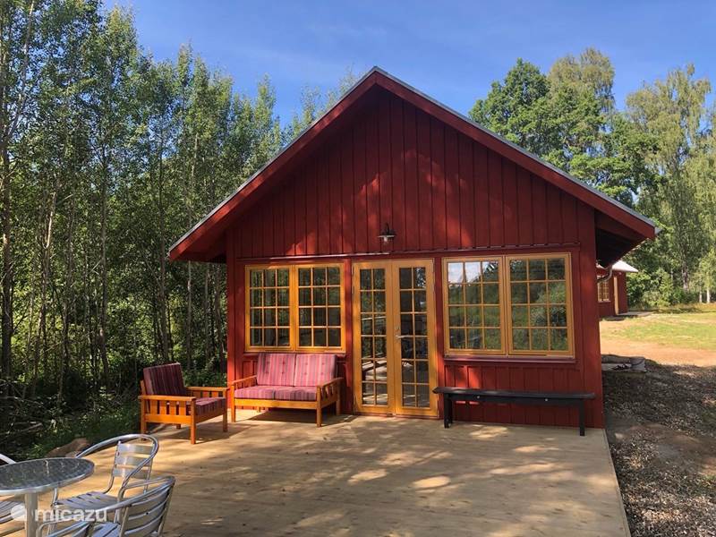Holiday home in Sweden, Småland, Ljungby Cabin / Lodge Garden house overlooking lake