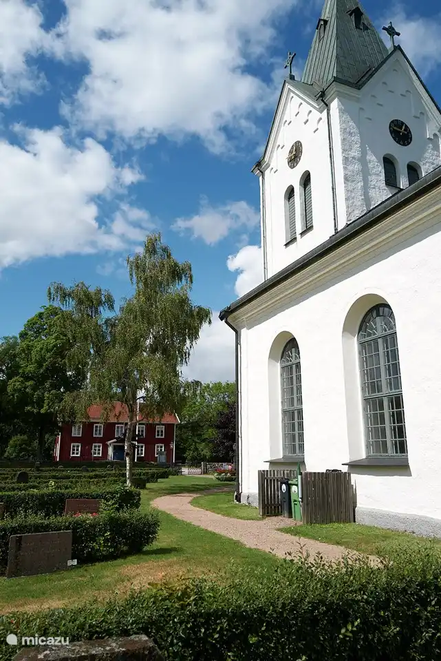 Agunnaryds church, walking distance to the cottage