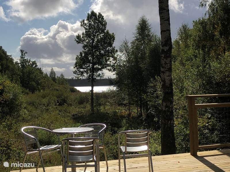 Vakantiehuis Zweden, Småland, Ljungby Blokhut / Lodge Tuinhuis met uitzicht op meer