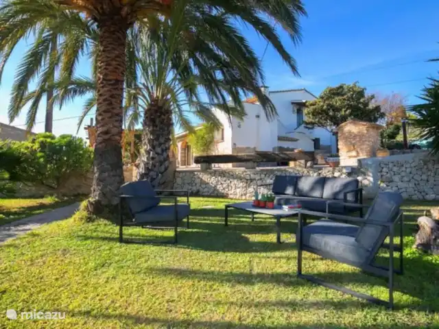 Casa la Perla | Espagne, Costa Blanca, Benissa - finca Jardin avec salon sous les palmiers