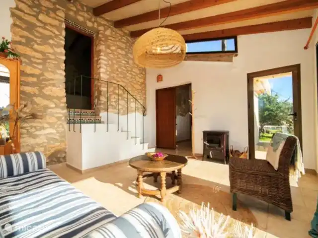Casa la Perla | Espagne, Costa Blanca, Benissa - finca Salon V dans la maison supplémentaire dans la cour, La Estufa. Avec cuisine, salle de bain et chambre