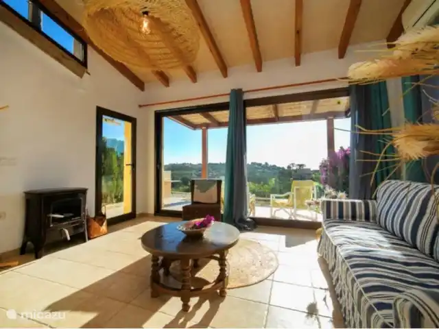 Casa la Perla | Espagne, Costa Blanca, Benissa - finca Salon V et la belle terrasse avec vue