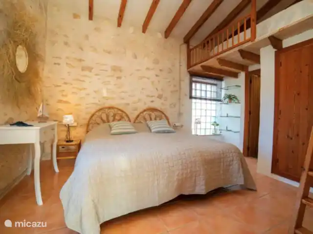 Casa la Perla | Espagne, Costa Blanca, Benissa - finca Chambre V dans séjour V avec 2 lits simples. Puis la salle de bain