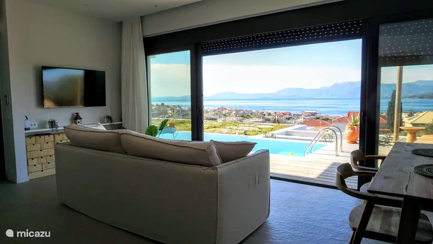 Blick aus dem Wohnzimmer