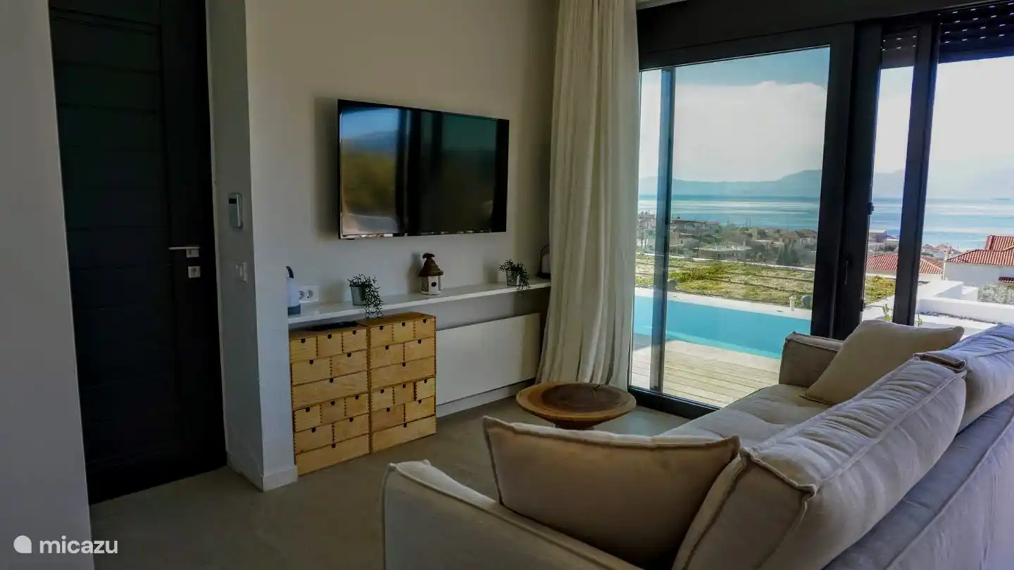 Blick aus dem Wohnzimmer