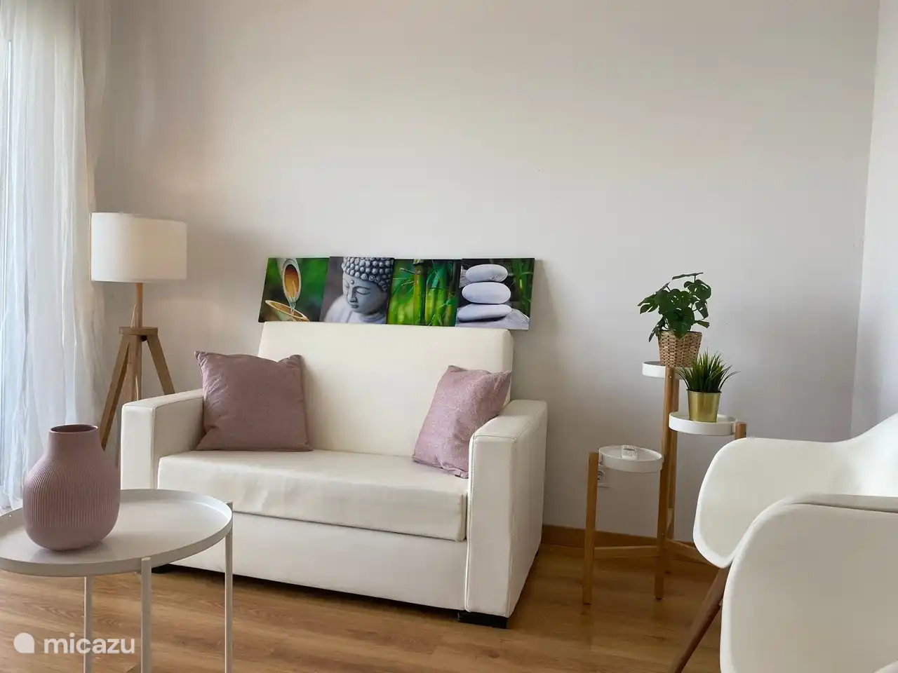 bright living room with a beautiful view of the river