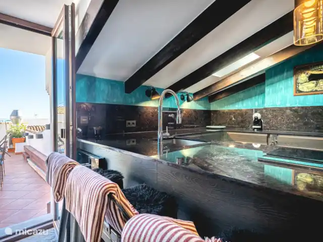 Altea Casco antiguo de lujo en España, Costa Blanca, Altea - villa cocina y terraza