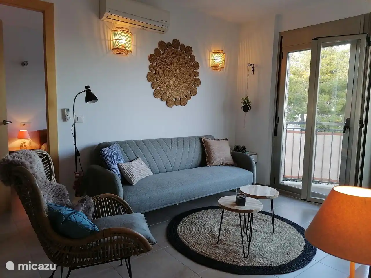 Nice sofa with chair