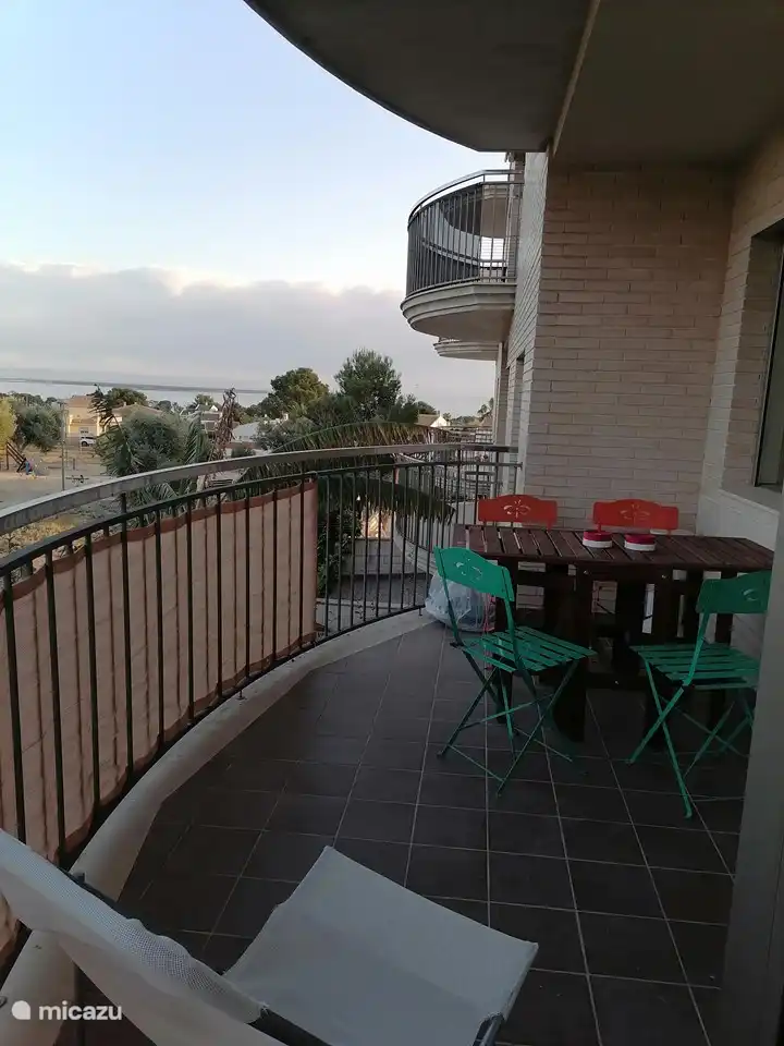 balcony with sea view