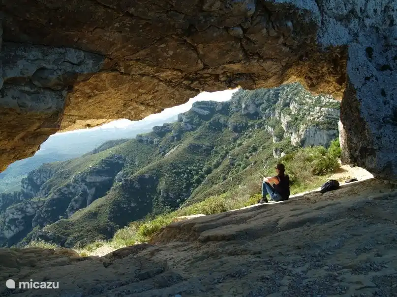 view from the foradada (montsia) over the delta
