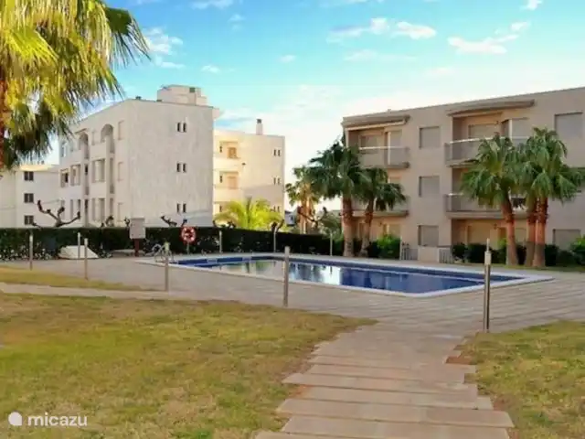 El Sueño huren in Spanje, Costa Dorada, La Ràpita - appartement De mooie binnentuin met zwembad.