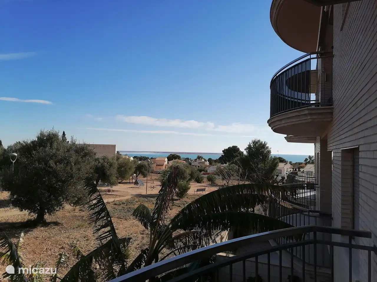 view from the balcony