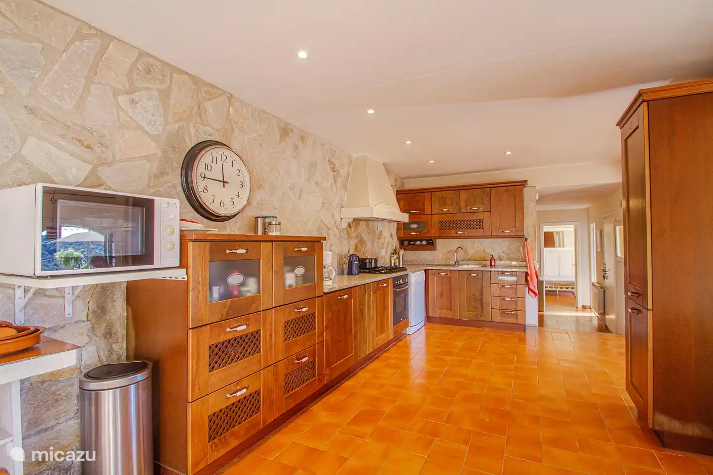 Kitchen towards reading area