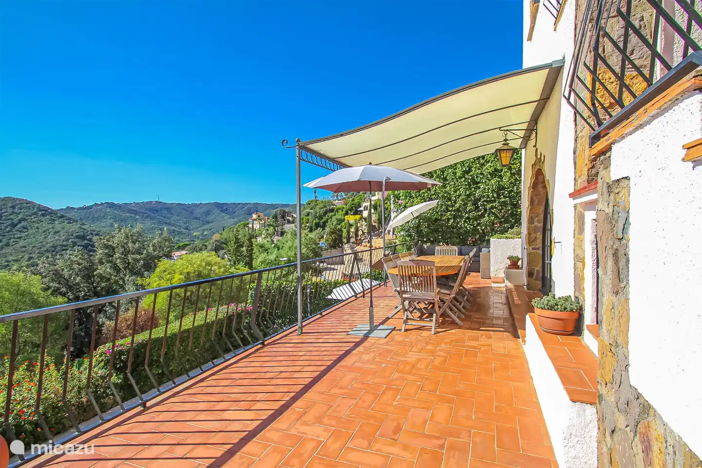 View of forest from terrace