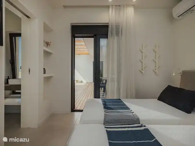 Villa Dimi | Grèce, Grèce centrale, Paleros - villa Chambre 1 avec deux lits séparés