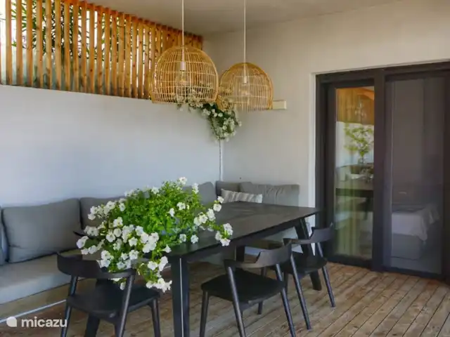 Villa Dimi | Grèce, Grèce centrale, Paleros - villa Table à manger extérieure