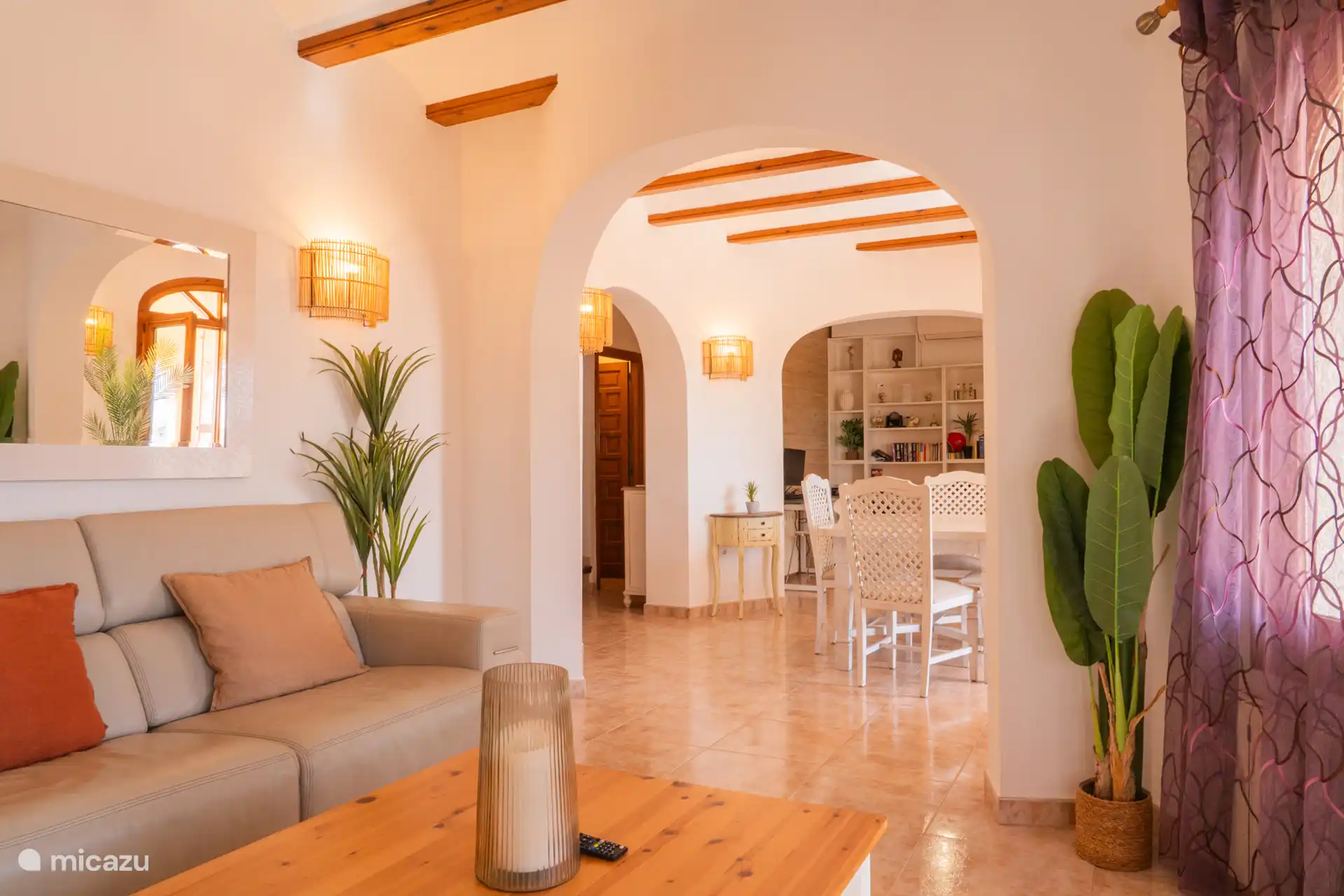 TV room and reception area