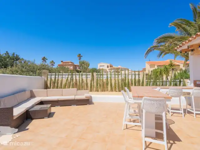 Villa Marguerite | Espagne, Costa Blanca, Calpe - villa Cuisine extérieure avec coin salon