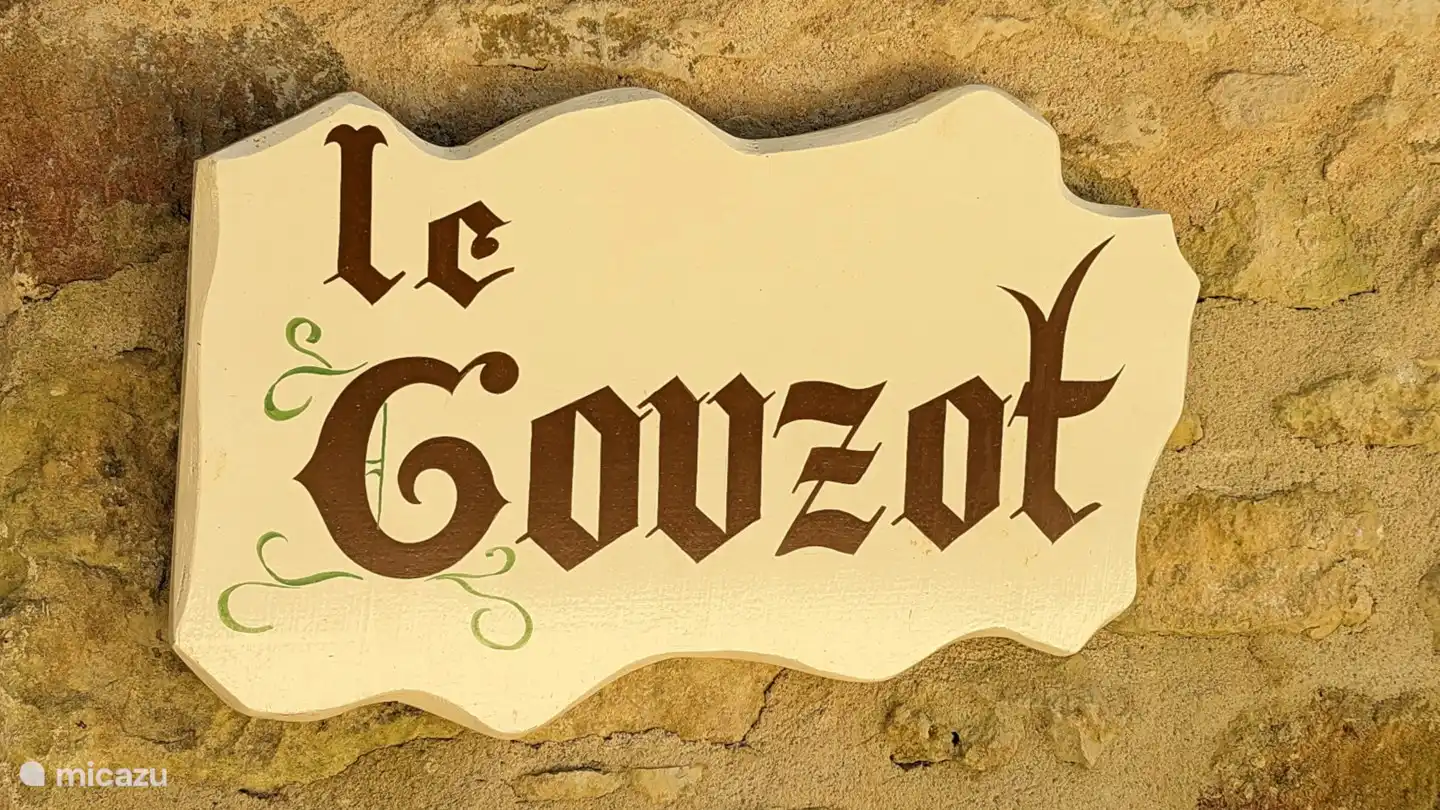 Typenschild Cottage Le Gouzot