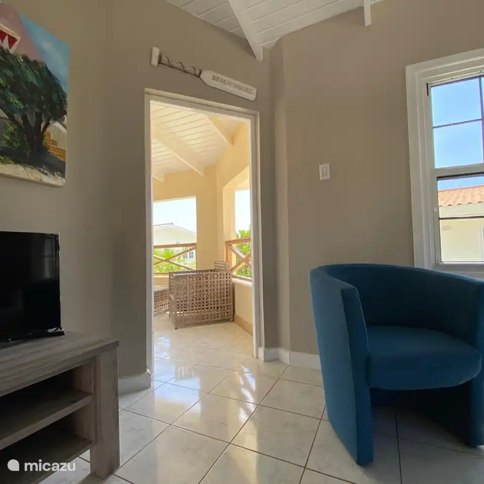 Hintertür zur Veranda. 