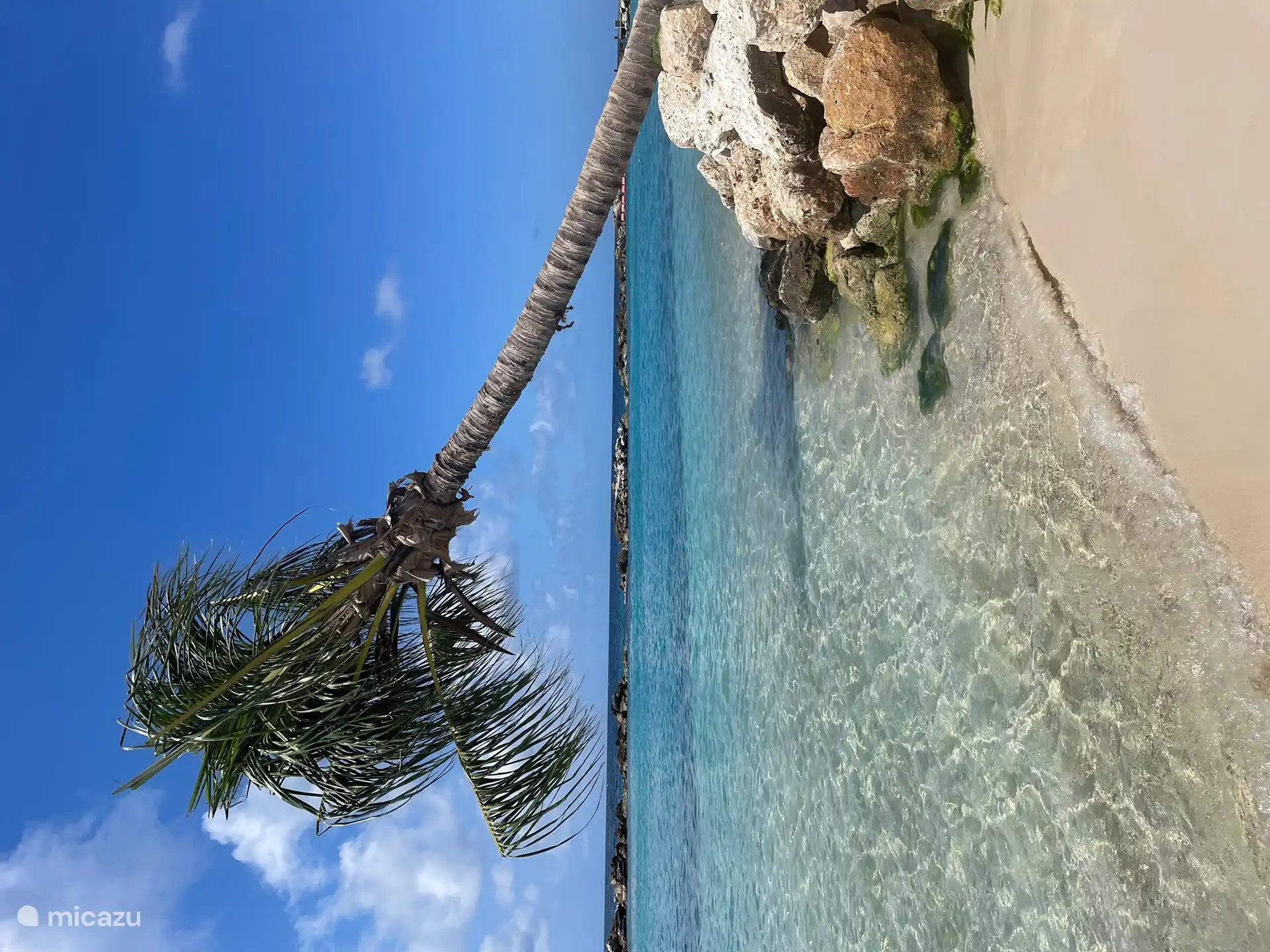 Mambo-Strand. 15 Minuten vom Haus entfernt. Strand mit umfassendem Serviceangebot, Strandclubs, Restaurants und Geschäften. 