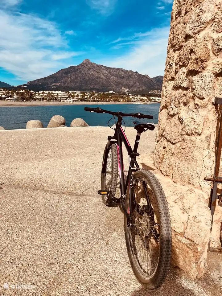 Genießen Sie nach einer schönen Mountainbike-Tour den Blick auf den Berg La Concha. Wo man auch sehr schön wandern kann. Von der Spitze des Berges hat man bei klarem Wetter einen wunderschönen Blick bis nach Gibraltar und sogar Marokko!