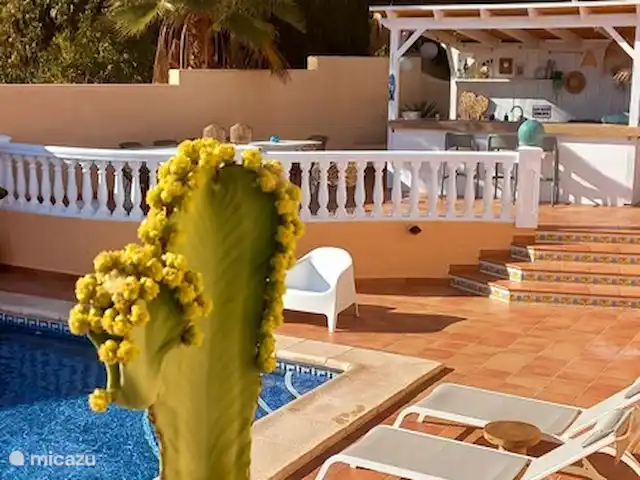 Casa Moon Benissa huren in Spanje, Costa Blanca, Benissa - villa Zicht vanaf het kleine balkonnetje