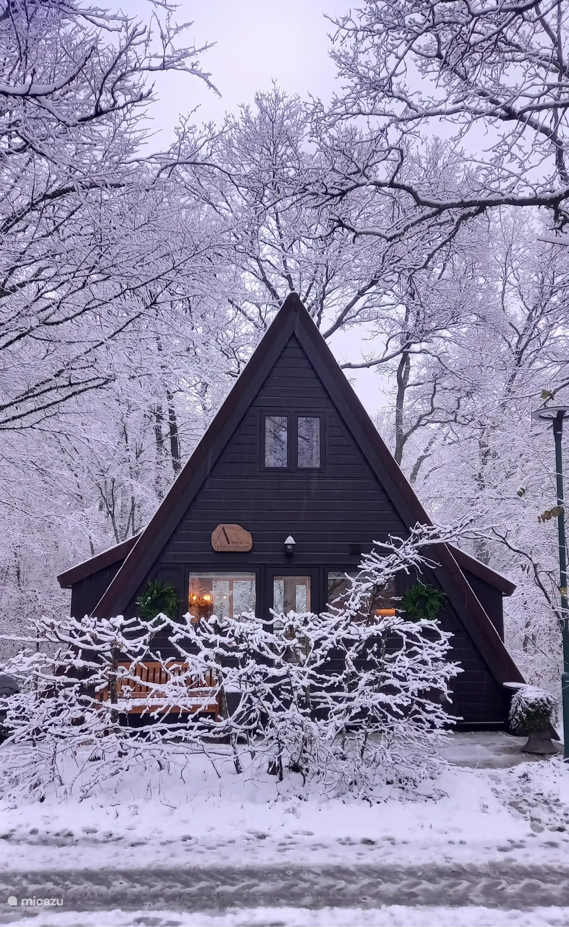 Groot was onze verbazing op deze morgen op 2 januari; de dag er voor geen vlokje sneeuw! 